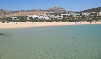 Pyrgaki Beach in Naxos